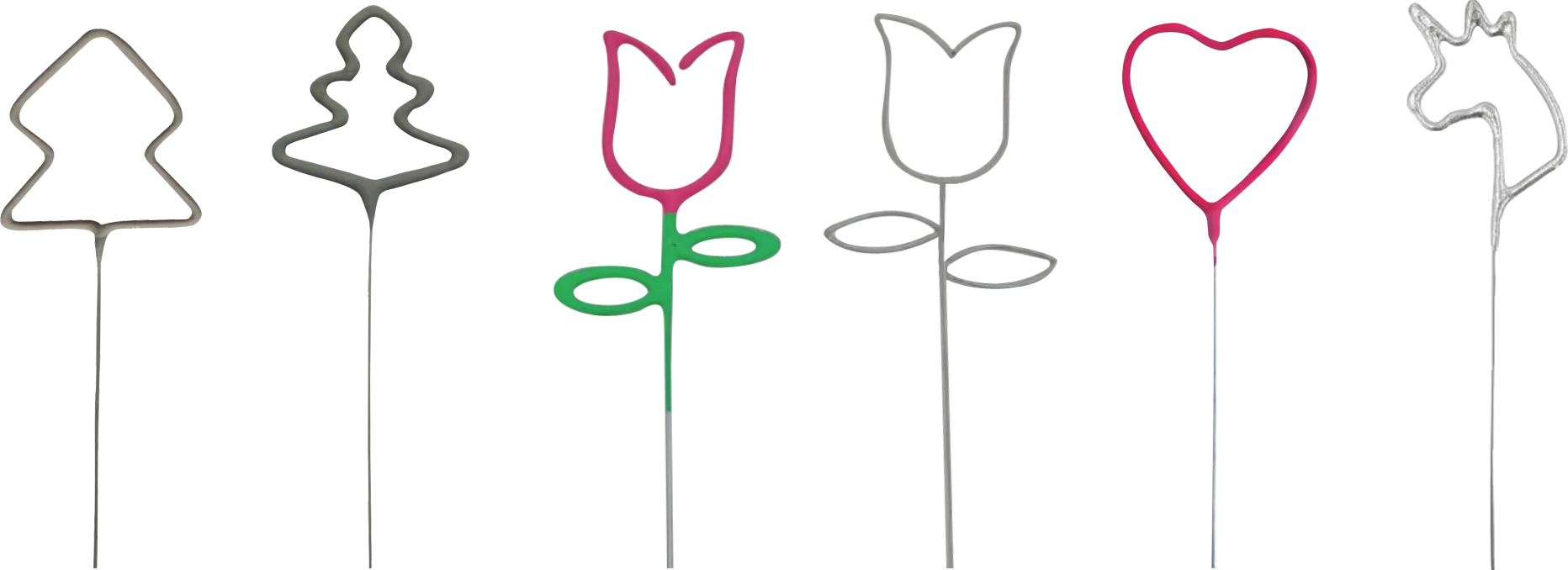 SHAPED SPARKLERS
