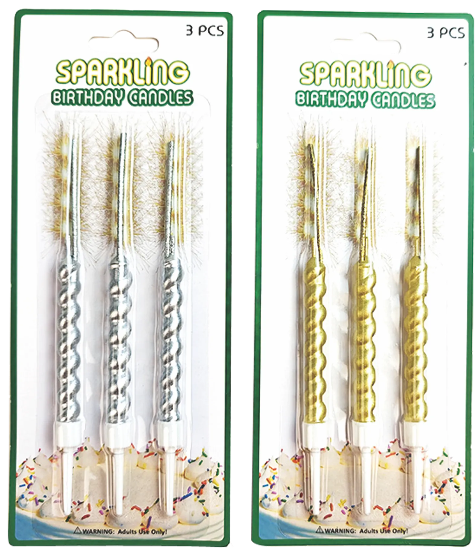 SPARKLER CANDLE 3PK