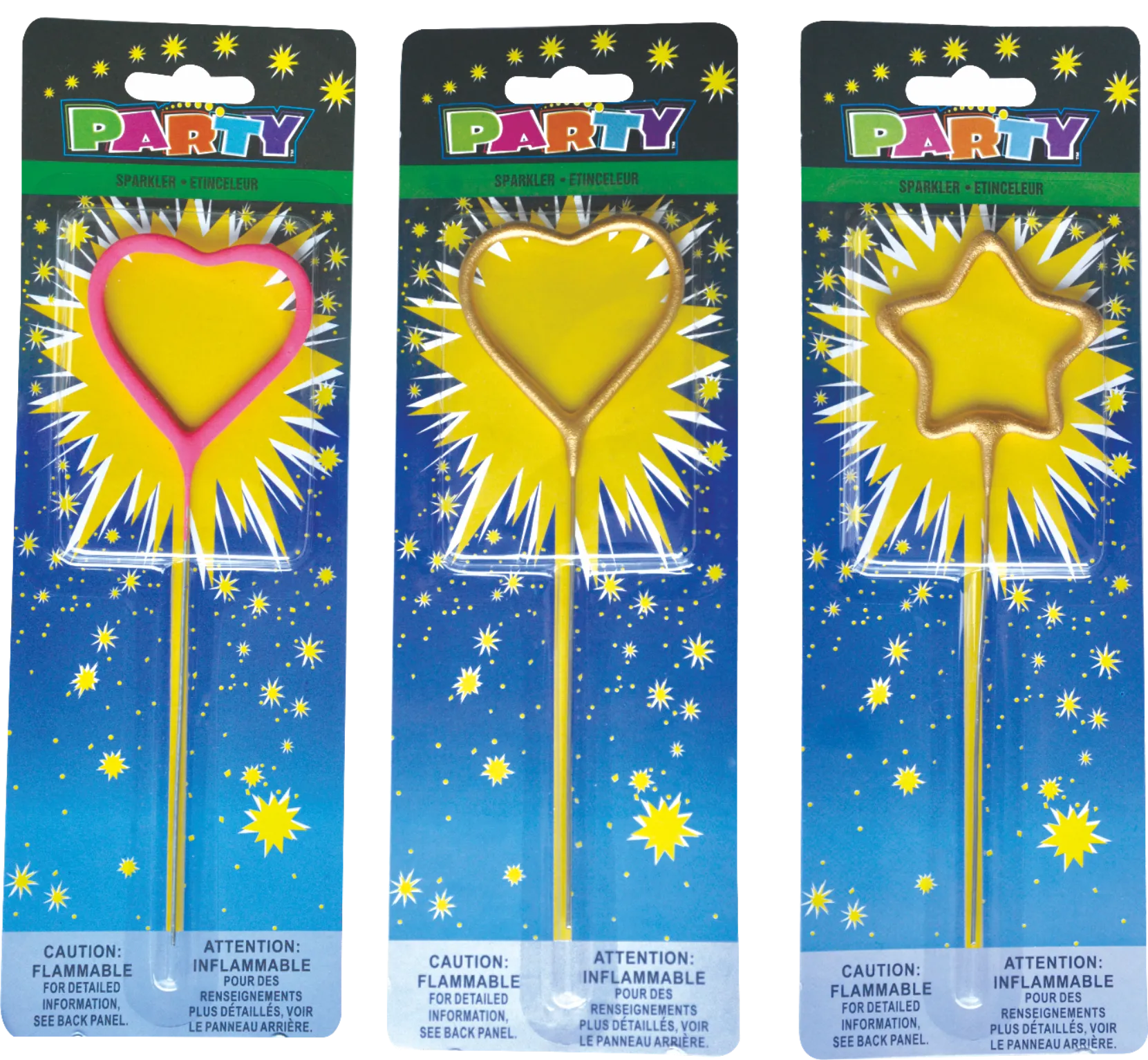 SHAPED SPARKLERS(MIDDLE)