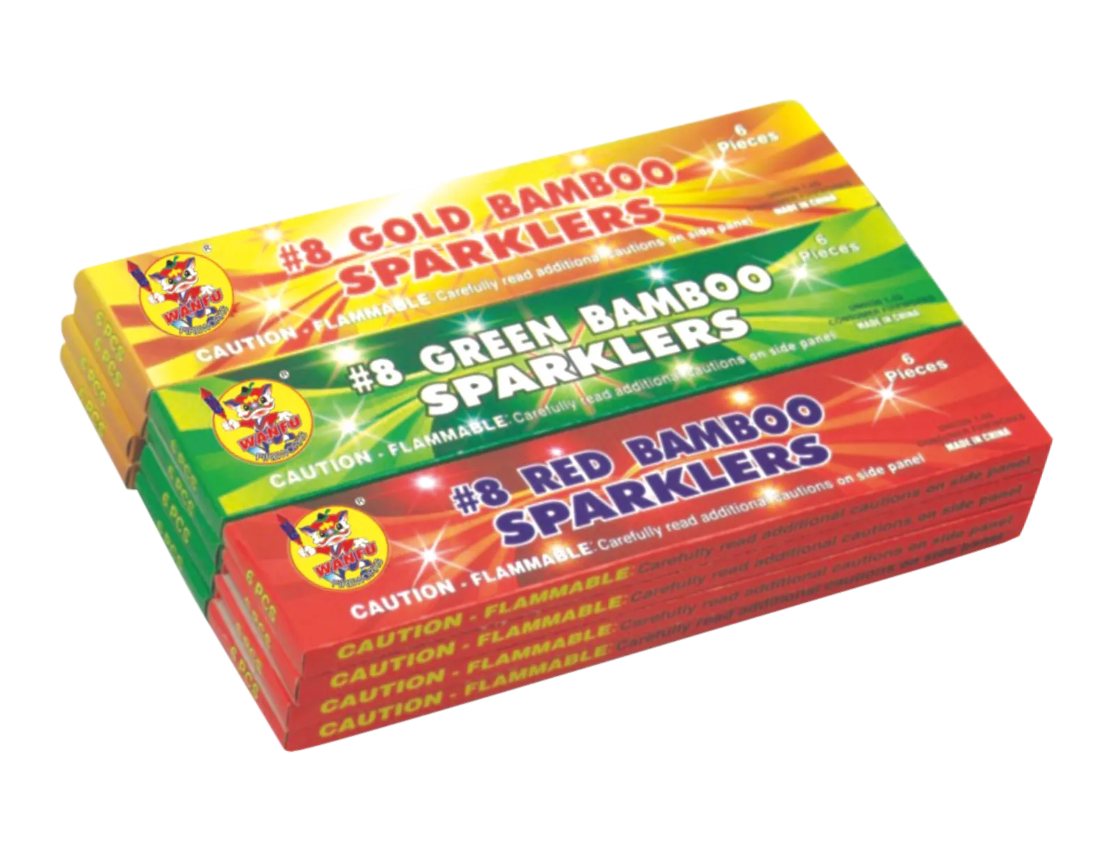 8'' BAMBOO SPARKLERS