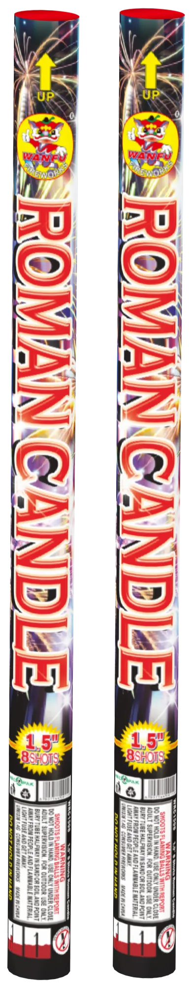 1.5'' 8SHOTS ROMAN CANDLE